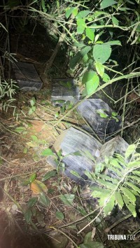 PF e PM apreendem mais de 180 quilos de maconha às margens do Rio Paraná em Foz do Iguaçu PF e PM apreendem mais de 180 quilos de maconha às margens do Rio Paraná em Foz do Iguaçu