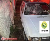 Motorista sem habilitação é preso após atropelar pedestre e fugir em Santa Terezinha de Itaipu Motorista sem habilitação é preso após atropelar pedestre e fugir em Santa Terezinha de Itaipu