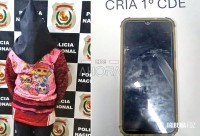 Mulher presa após furto de celular no centro de Ciudad Del Este no Paraguai Mulher presa após furto de celular no centro de Ciudad Del Este no Paraguai