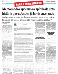 NA GUARDA MUNICIPAL, A ORDEM VIROU LEI? Memorando expõe novo capítulo de uma história que a Justiça já havia encerrado NA GUARDA MUNICIPAL, A ORDEM VIROU LEI? Memorando expõe novo capítulo de uma história que a Justiça já havia encerrado