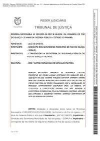 NA GUARDA MUNICIPAL, A ORDEM VIROU LEI? Memorando expõe novo capítulo de uma história que a Justiça já havia encerrado NA GUARDA MUNICIPAL, A ORDEM VIROU LEI? Memorando expõe novo capítulo de uma história que a Justiça já havia encerrado