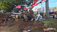 Caminhoneiro morre após tombar carreta no Km 3,5 em Ciudad Del Este no Paraguai Caminhoneiro morre após tombar carreta no Km 3,5 em Ciudad Del Este no Paraguai