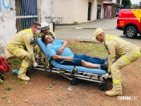 Motociclista bate na traseira de outra moto e fica ferido no Bairro Morumbi em Foz do Iguaçu Motociclista bate na traseira de outra moto e fica ferido no Bairro Morumbi em Foz do Iguaçu