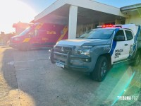 Detento torce o joelho dentro da unidade prisional e precisa ser encaminhado ao Hospital Municipal de Foz do Iguaçu Detento torce o joelho dentro da unidade prisional e precisa ser encaminhado ao Hospital Municipal de Foz do Iguaçu