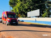 Detento torce o joelho dentro da unidade prisional e precisa ser encaminhado ao Hospital Municipal de Foz do Iguaçu Detento torce o joelho dentro da unidade prisional e precisa ser encaminhado ao Hospital Municipal de Foz do Iguaçu