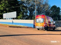 Detento torce o joelho dentro da unidade prisional e precisa ser encaminhado ao Hospital Municipal de Foz do Iguaçu Detento torce o joelho dentro da unidade prisional e precisa ser encaminhado ao Hospital Municipal de Foz do Iguaçu