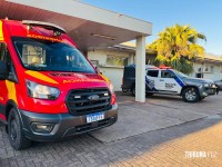 Detento torce o joelho dentro da unidade prisional e precisa ser encaminhado ao Hospital Municipal de Foz do Iguaçu Detento torce o joelho dentro da unidade prisional e precisa ser encaminhado ao Hospital Municipal de Foz do Iguaçu