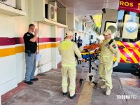 Detento torce o joelho dentro da unidade prisional e precisa ser encaminhado ao Hospital Municipal de Foz do Iguaçu Detento torce o joelho dentro da unidade prisional e precisa ser encaminhado ao Hospital Municipal de Foz do Iguaçu