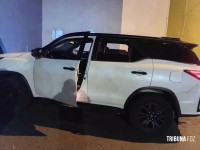 Mulher que conduzia caminhonete de luxo roubada é presa no lado paraguaio da Ponte da Amizade Mulher que conduzia caminhonete de luxo roubada é presa no lado paraguaio da Ponte da Amizade
