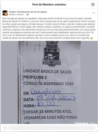 QUATRO MESES PARA UM CLÍNICO: Na gestão do Prefeito Silva e Luna, até para ficar doente é preciso planejamento? QUATRO MESES PARA UM CLÍNICO: Na gestão do Prefeito Silva e Luna, até para ficar doente é preciso planejamento?