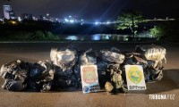 BPFRON, PF e Exército Brasileiro apreendem mais de 303,8 Kg de maconha tipo capulho em Foz do Iguaçu BPFRON, PF e Exército Brasileiro apreendem mais de 303,8 Kg de maconha tipo capulho em Foz do Iguaçu