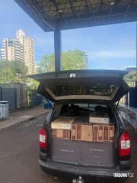 Ação integrada apreende cerca de 300 garrafas de vinho em Foz do Iguaçu Ação integrada apreende cerca de 300 garrafas de vinho em Foz do Iguaçu