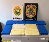 Ação integrada apreende mais de 10 Kg de cocaína e prende duas mulheres na BR-277 em Céu Azul Ação integrada apreende mais de 10 Kg de cocaína e prende duas mulheres na BR-277 em Céu Azul