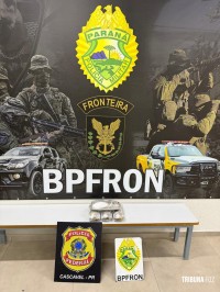 BPFRON e PF prendem homem que transportava 4,4 Kg de haxixe em abordagem a veículo na Rodovia BR-277 em Santa Tereza do Oeste BPFRON e PF prendem homem que transportava 4,4 Kg de haxixe em abordagem a veículo na Rodovia BR-277 em Santa Tereza do Oeste