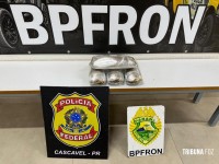 BPFRON e PF prendem homem que transportava 4,4 Kg de haxixe em abordagem a veículo na Rodovia BR-277 em Santa Tereza do Oeste BPFRON e PF prendem homem que transportava 4,4 Kg de haxixe em abordagem a veículo na Rodovia BR-277 em Santa Tereza do Oeste