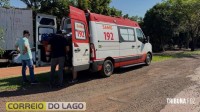 Veículo sai da pista, bate contra poste e condutor fica ferido, na entrada do distrito de Sub-Sede em Santa Helena Veículo sai da pista, bate contra poste e condutor fica ferido, na entrada do distrito de Sub-Sede em Santa Helena