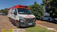 Veículo sai da pista, bate contra poste e condutor fica ferido, na entrada do distrito de Sub-Sede em Santa Helena Veículo sai da pista, bate contra poste e condutor fica ferido, na entrada do distrito de Sub-Sede em Santa Helena