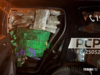 Policia Civil apreende 825 quilos de maconha tipo prensada e capulho em Foz do Iguaçu Policia Civil apreende 825 quilos de maconha tipo prensada e capulho em Foz do Iguaçu