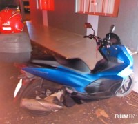 Polícia Militar recupera motocicleta roubada em Santa Terezinha de Itaipu Polícia Militar recupera motocicleta roubada em Santa Terezinha de Itaipu