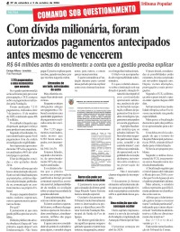 TCE da indicativo que o Cel. Áureo é um mau gestor na Fundação Municipal de Saúde TCE da indicativo que o Cel. Áureo é um mau gestor na Fundação Municipal de Saúde