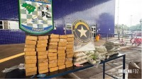 Receita Federal apreende 88 Kg de substâncias análogas à pasta base de cocaína e haxixe na Ponte da Amizade Receita Federal apreende 88 Kg de substâncias análogas à pasta base de cocaína e haxixe na Ponte da Amizade
