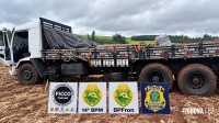 FICCO/PR apreende 1.054 Kg de maconha após perseguição policial em Matelândia FICCO/PR apreende 1.054 Kg de maconha após perseguição policial em Matelândia