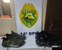 PM prende dois homens e recupera objetos após roubo em Foz do Iguaçu PM prende dois homens e recupera objetos após roubo em Foz do Iguaçu