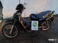 PM recupera motoneta com registro de furto no Paraguai em Foz do Iguaçu PM recupera motoneta com registro de furto no Paraguai em Foz do Iguaçu