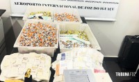 Policia Federal prende dois passageiros com cerca de 1.900 ampolas de tirzepatida e anabolizantes no Aeroporto de Foz do Iguaçu Policia Federal prende dois passageiros com cerca de 1.900 ampolas de tirzepatida e anabolizantes no Aeroporto de Foz do Iguaçu
