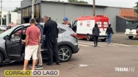 Colisão entre Montana e HR-V deixa mulher com escoriações em Santa Helena Colisão entre Montana e HR-V deixa mulher com escoriações em Santa Helena