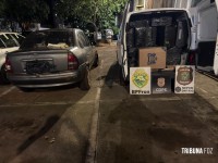 BPFRON e Polícia Federal apreendem veículos, embarcação e cigarros contrabandeados em Itaipulândia BPFRON e Polícia Federal apreendem veículos, embarcação e cigarros contrabandeados em Itaipulândia