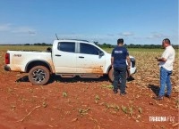 Polícia encontra caminhonete pertencente a homem assassinado com roupas e faca dentro Polícia encontra caminhonete pertencente a homem assassinado com roupas e faca dentro