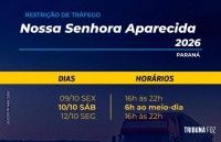 PRF reforça fiscalização nas rodovias do Paraná no feriado de Nossa Senhora Aparecida PRF reforça fiscalização nas rodovias do Paraná no feriado de Nossa Senhora Aparecida