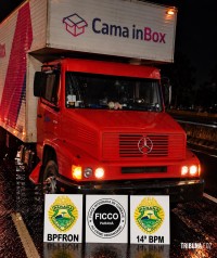 BPFRON, FICCO E 14° BPM apreendem 824 Kg de maconha em caminhão-baú na BR-277 em Santa Tereza do Oeste BPFRON, FICCO E 14° BPM apreendem 824 Kg de maconha em caminhão-baú na BR-277 em Santa Tereza do Oeste