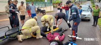 Siate socorre duas vítimas após colisão traseira na Av. Javier Koelbel em Foz do Iguaçu Siate socorre duas vítimas após colisão traseira na Av. Javier Koelbel em Foz do Iguaçu