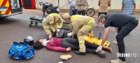 Siate socorre duas vítimas após colisão traseira na Av. Javier Koelbel em Foz do Iguaçu Siate socorre duas vítimas após colisão traseira na Av. Javier Koelbel em Foz do Iguaçu