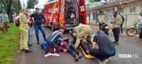 Siate socorre duas vítimas após colisão traseira na Av. Javier Koelbel em Foz do Iguaçu Siate socorre duas vítimas após colisão traseira na Av. Javier Koelbel em Foz do Iguaçu