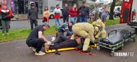 Siate socorre duas vítimas após colisão traseira na Av. Javier Koelbel em Foz do Iguaçu Siate socorre duas vítimas após colisão traseira na Av. Javier Koelbel em Foz do Iguaçu
