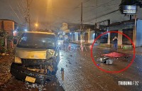 Motociclista de 36 anos morre após colisão com van em Presidente Franco no Paraguai Motociclista de 36 anos morre após colisão com van em Presidente Franco no Paraguai