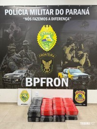 Ação conjunta resulta na apreensão de 136 Kg de maconha em Santa Tereza do Oeste Ação conjunta resulta na apreensão de 136 Kg de maconha em Santa Tereza do Oeste