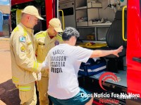 Vítima sofre uma crise convulsiva, cai e precisa de atendimento médico no Bairro Três Lagoas Vítima sofre uma crise convulsiva, cai e precisa de atendimento médico no Bairro Três Lagoas