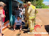 Vítima sofre uma crise convulsiva, cai e precisa de atendimento médico no Bairro Três Lagoas Vítima sofre uma crise convulsiva, cai e precisa de atendimento médico no Bairro Três Lagoas