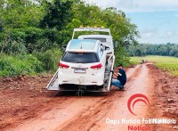Veículo roubado em assalto é localizado no bairro Três Lagoas em Foz do Iguaçu Veículo roubado em assalto é localizado no bairro Três Lagoas em Foz do Iguaçu