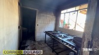 Incêndio durante a madrugada destrói restaurante tradicional de Santa Helena Incêndio durante a madrugada destrói restaurante tradicional de Santa Helena