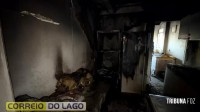 Incêndio durante a madrugada destrói restaurante tradicional de Santa Helena Incêndio durante a madrugada destrói restaurante tradicional de Santa Helena