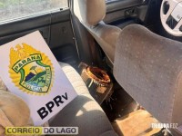 Carro é abordado na BR-277 e três homens são presos com motores furtados em Santa Tereza do Oeste Carro é abordado na BR-277 e três homens são presos com motores furtados em Santa Tereza do Oeste