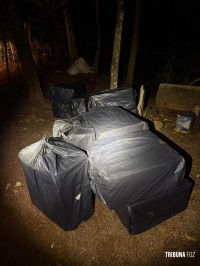 PF e PM apreendem mercadorias, eletrônicos e cigarros após travessias irregulares pelos rios em Foz do Iguaçu PF e PM apreendem mercadorias, eletrônicos e cigarros após travessias irregulares pelos rios em Foz do Iguaçu