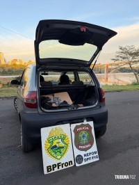 PF e PM apreendem mercadorias, eletrônicos e cigarros após travessias irregulares pelos rios em Foz do Iguaçu PF e PM apreendem mercadorias, eletrônicos e cigarros após travessias irregulares pelos rios em Foz do Iguaçu