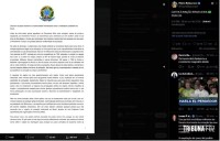 Após fuga, Flávio se diz “presidente eleito”, apaga post e passa a se chamar de “líder do Brasil” Após fuga, Flávio se diz “presidente eleito”, apaga post e passa a se chamar de “líder do Brasil”