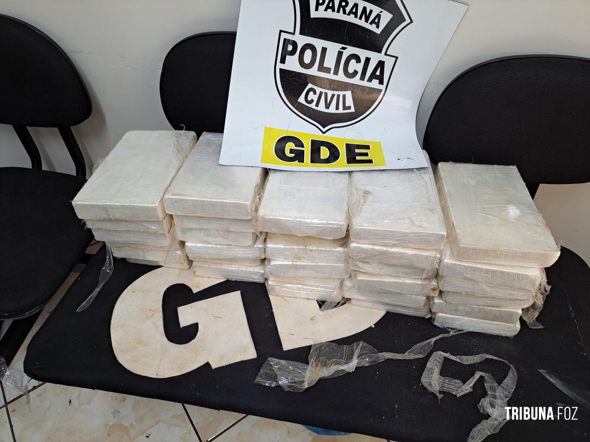 GDE prende dois traficantes com 30 Kg de cocaína em Foz do Iguaçu